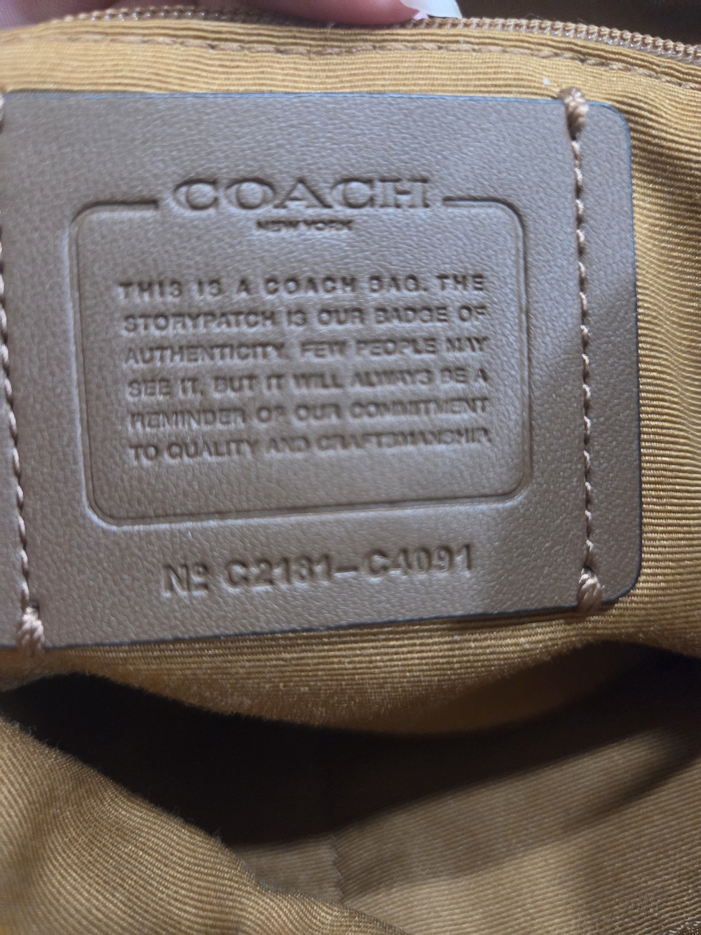 Coach Floral Print Cream Leather Shoulder Bag - Picture 16 of 16